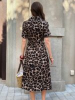 Rochie Midi Eriana Animal Print - imagine 2