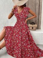 Rochie Lunga Kristen Rosie Inflorata  - Marimi Mari