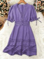 Rochie Scurta Ivanna Mov - imagine 3