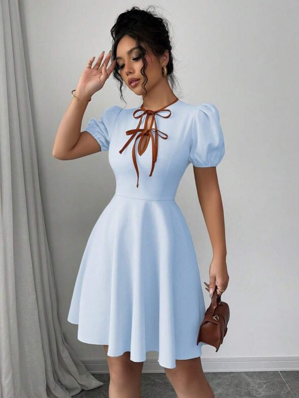 Rochie Scurta Peige Bleu