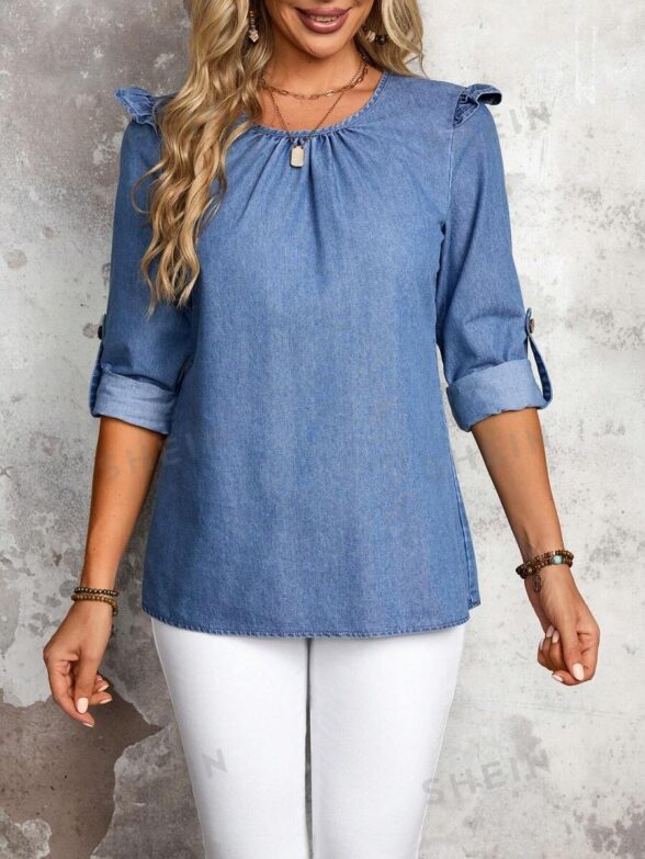 Bluza Dama Liona din Denim