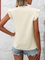 Bluza Dama Herny Crem cu Broderie - imagine 2