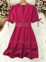 Rochie Scurta Ivanna Violet - imagine 3