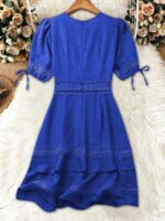 Rochie Scurta Ivanna Albastra - imagine 2
