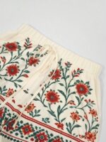 Compleu Marsa Bej cu Print Floral - imagine 3