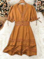 Rochie Scurta Odman Caramizie - imagine 2