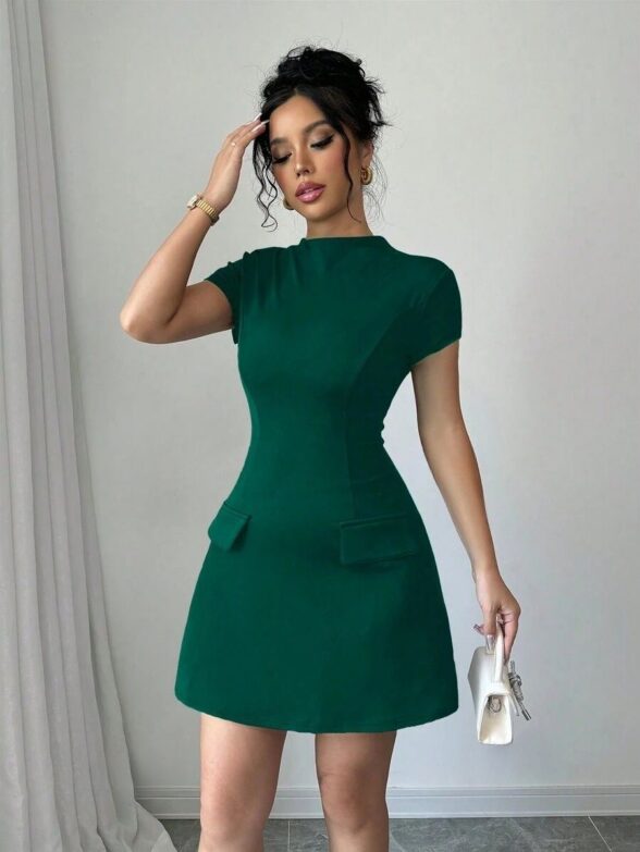 Rochie Scurta Carime Verde