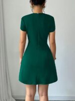 Rochie Scurta Carime Verde - imagine 2