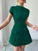 Rochie Scurta Carime Verde - imagine 3