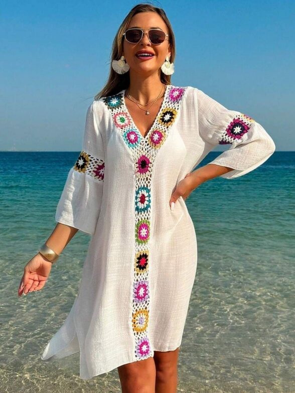 Rochie Scurta de Plaja Dietter Alba