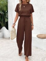 Compleu Solea Maro format din Top si Pantalon