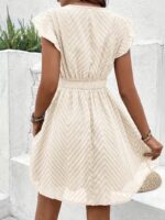 Rochie Scurta Anelia Bej - imagine 2