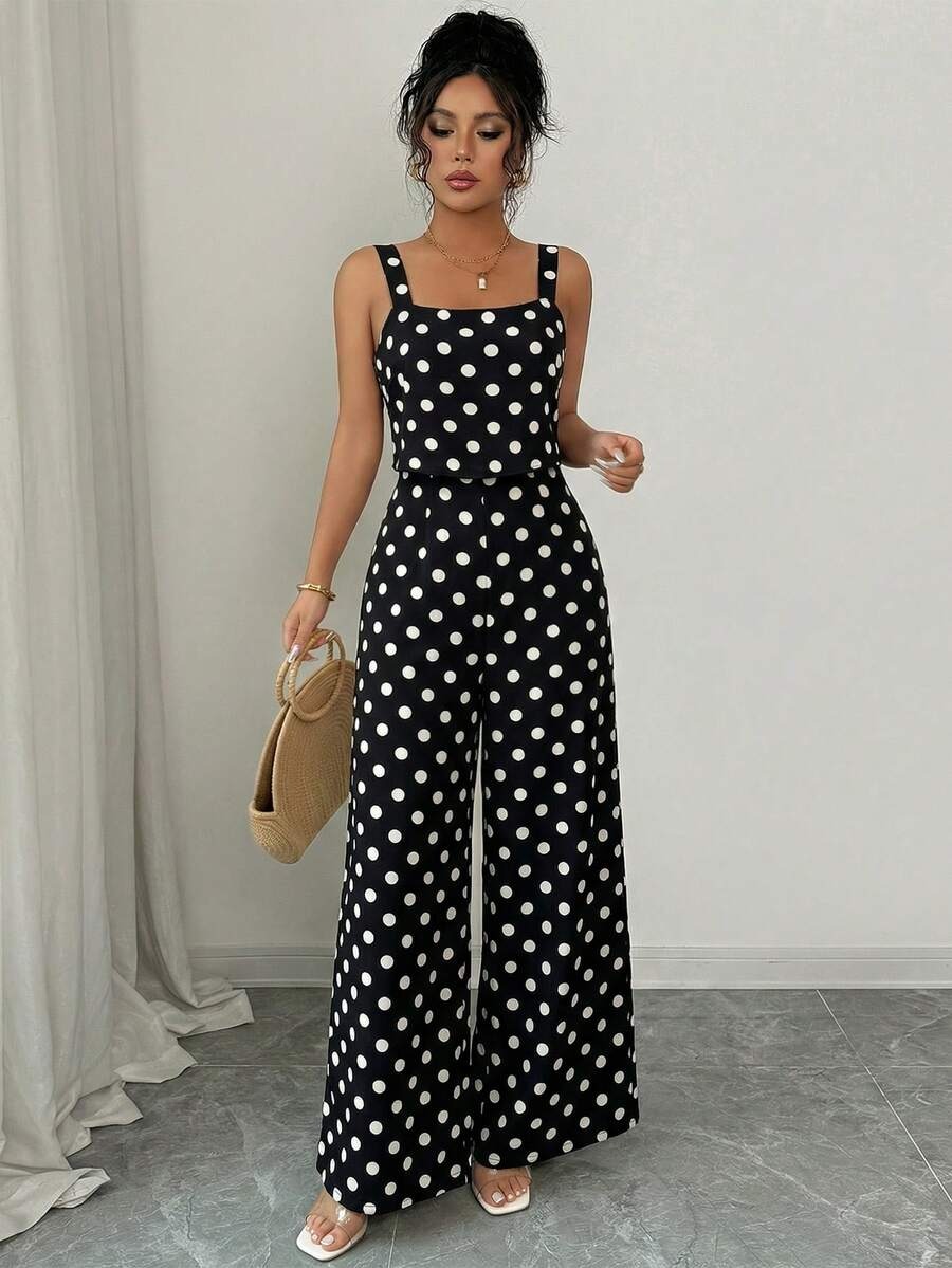 4039 Salopeta Cenna Neagra cu Buline Albe - imagine 1