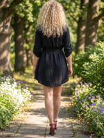 Rochie Scurta Hilda Neagra - imagine 2