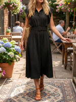 Rochie Midi Rosali Neagra