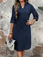 Rochie Scurta Alitta Bleumarin