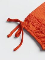 Rochie Scurta Munda Portocalie - imagine 5