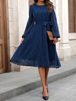 Rochie Midi Hayden Bleumarin - imagine 5