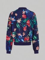 Jacheta Dama Isolde Albastra cu Print Floral - imagine 2