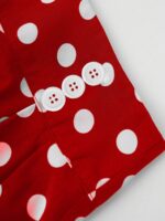 Fusta Midi Tiana Rosie cu Buline Albe - imagine 5