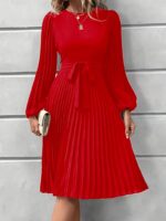Rochie Midi Minke Rosie Plisata - imagine 6