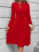 Rochie Midi Minke Rosie Plisata - imagine 5
