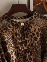 Bluza Dama Alvida cu Animal Print  - Marimi Mari - imagine 5