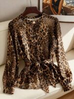 Bluza Dama Alvida cu Animal Print  - Marimi Mari - imagine 3