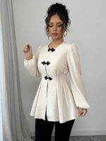 Bluza Dama Angela Bej - imagine 3