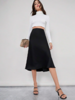 Fusta Midi Amalia Neagra - imagine 3