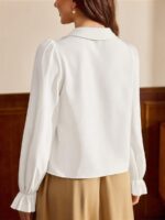 Camasa Dama Falka Alba cu Broderie - imagine 2