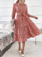 Rochie Midi Arona cu Print Floral - imagine 4