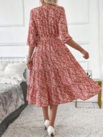 Rochie Midi Arona cu Print Floral - imagine 2