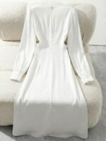 Rochie Midi Macao Alba - imagine 3
