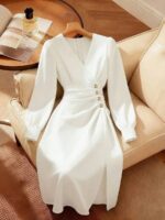 Rochie Midi Macao Alba - imagine 2