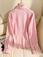 Bluza Dama Almira Roz cu Perle - imagine 2
