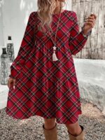 Rochie Scurta Kamelia cu Print Geometric - imagine 4