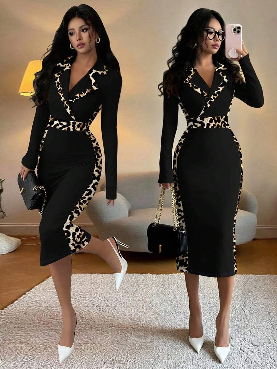 10945 Rochie Midi Katya Neagra - imagine 1