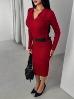 Rochie Midi Tricotata Megan Rosie