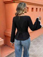 Bluza Dama Olinda Neagra - imagine 4