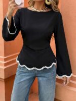 Bluza Dama Olinda Neagra - imagine 3
