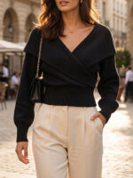 Bluza Dama Alicia Neagra - imagine 3