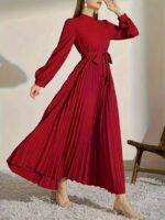 Rochie Lunga Soraya Rosie Plisata - imagine 3