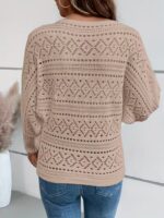Pulover Tricotat Alexis Maro Deschis - imagine 2