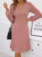 Rochie Scurta Heliana Roz Pudra