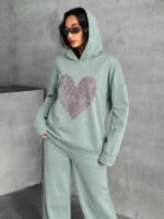 Trening format din bluza si pantalon Nancy Vernil - imagine 6