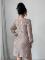 Rochie Scurta Tricotata Tessa Maro - imagine 2