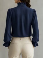 Camasa Dama Olivera Bleumarin - imagine 2