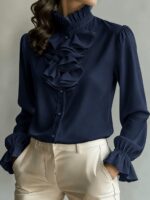 Camasa Dama Olivera Bleumarin