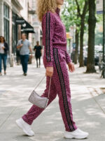 Trening Dama Ambya Roz cu Animal Print - imagine 7